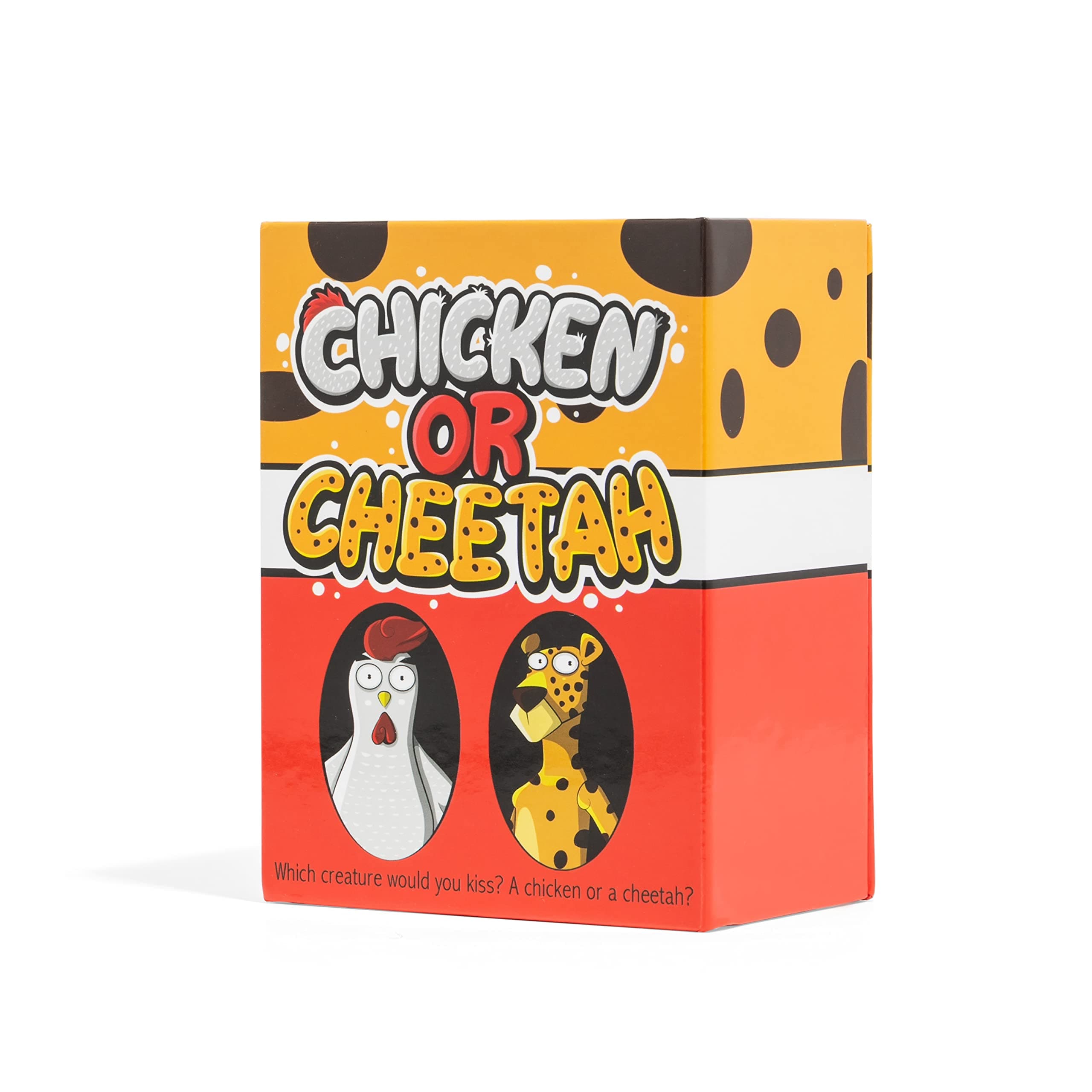 PBN'J Games LLC Chicken or Cheetah - A New Family Card Game Where Kooky Answers Keep the Laughs Coming! for Ages 4 to 104. Which Creature's Teeth Would You Brush? A Crocodile or a Piranha?