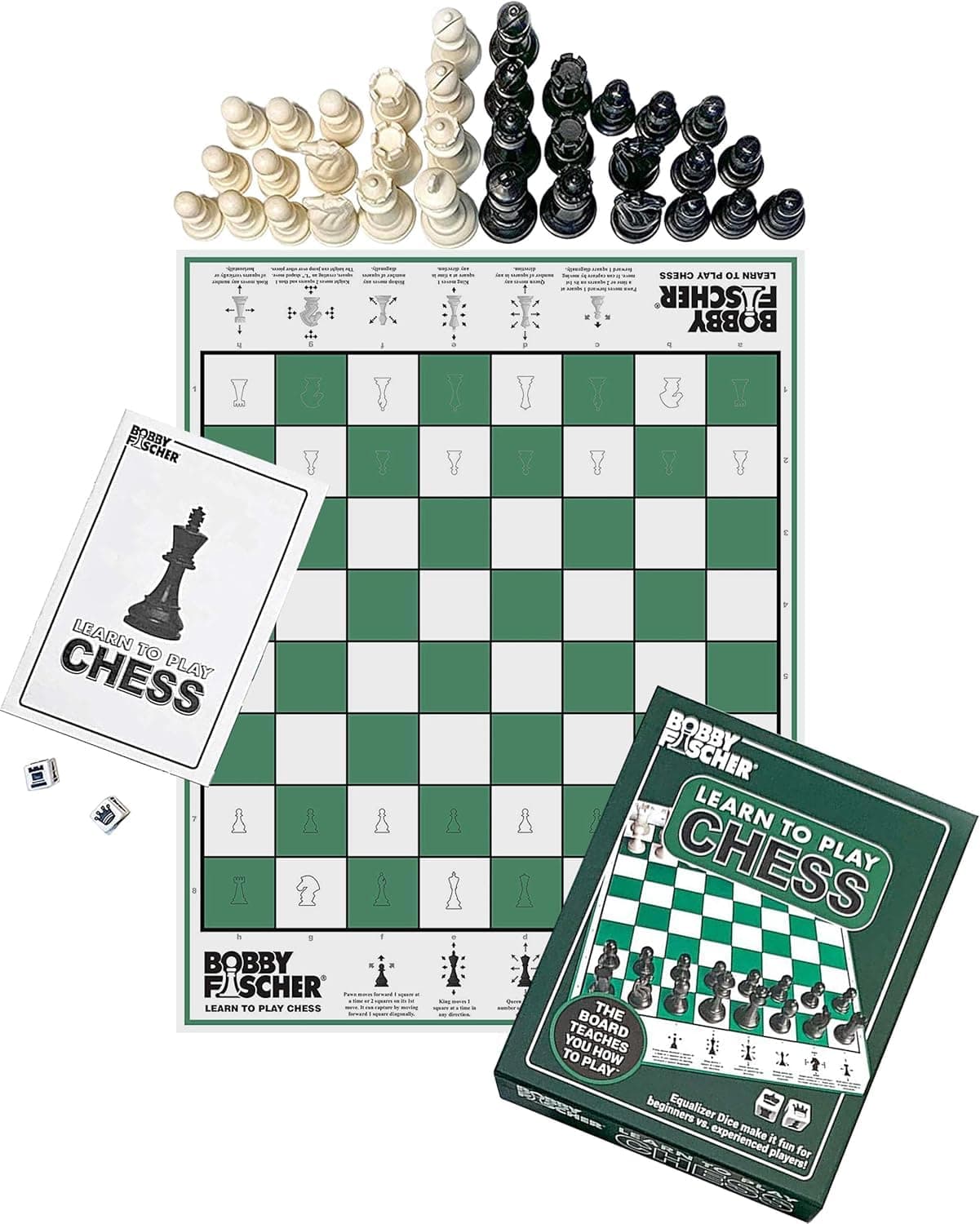 Bobby Fischer® Learn to Play Chess Set Board Game (12 Count)